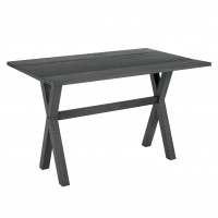 OSP Home Furnishings MK6578-WG McKayla Flip Top Table in Distressed Washed Grey Finish